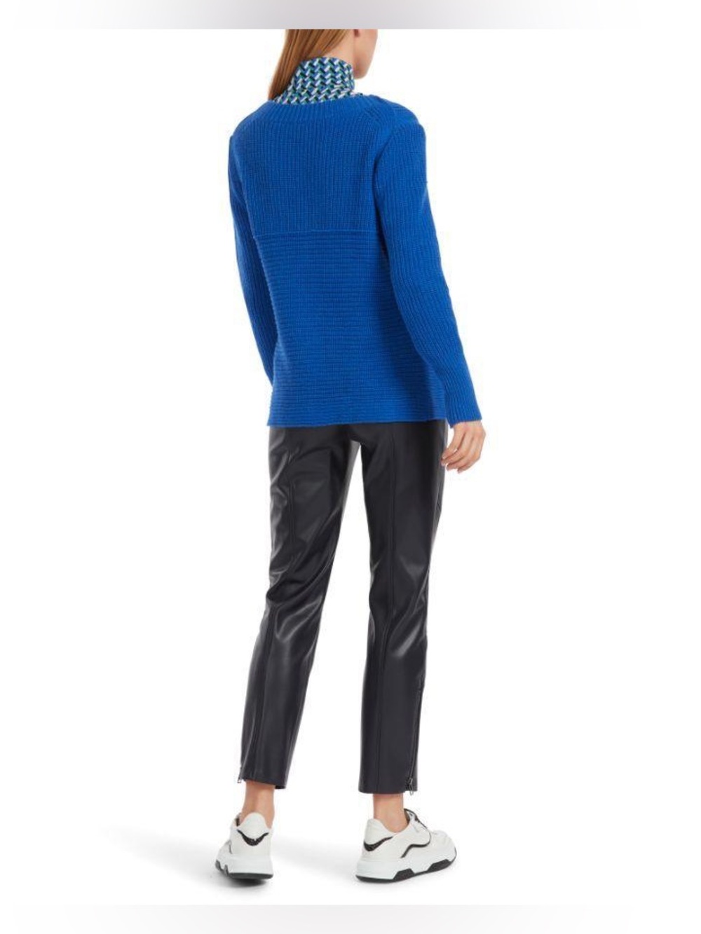 Marc Cain Wool Cashmere Blend Ribbed Pullover - Picture 2 of 14